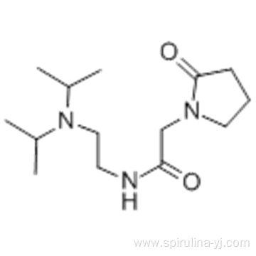 1-Pyrrolidineacetamide,N-[2-[bis(1-methylethyl)amino]ethyl]-2-oxo- CAS 68497-62-1